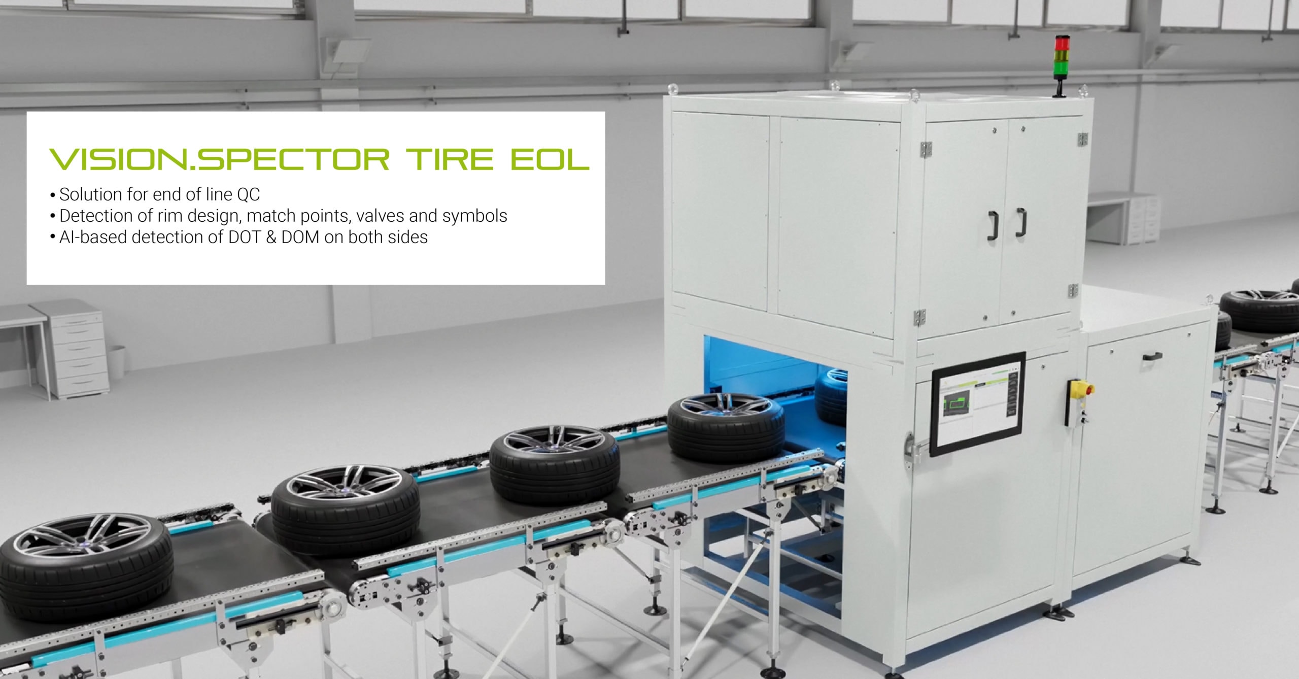 Find out more about the article Wheel testing with the VISION.SPECTOR TIRE EOL