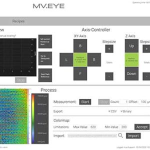 MV.EYE CR1, hög precision, 3D ytinspektion, produktionsprocesser, inspektionssystem, mjukvara, inspektion, linssensor, lösningar, mätområde, utvärdering, specifikation